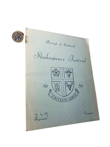 Theatre programme shakespeare - programme,