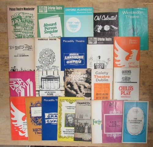 Vintage theatre programmes - theatre,