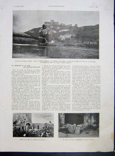 Original old vintage print - vintage,