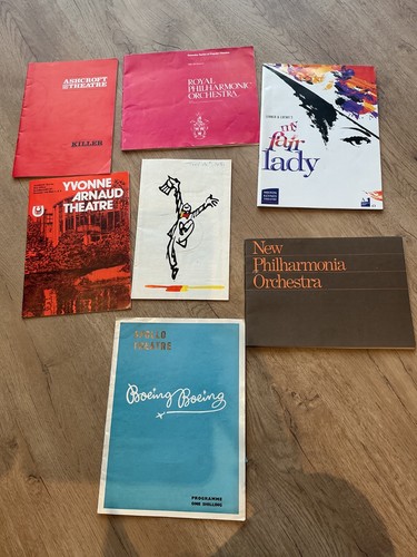 Vintage theatre programmes - vintage,