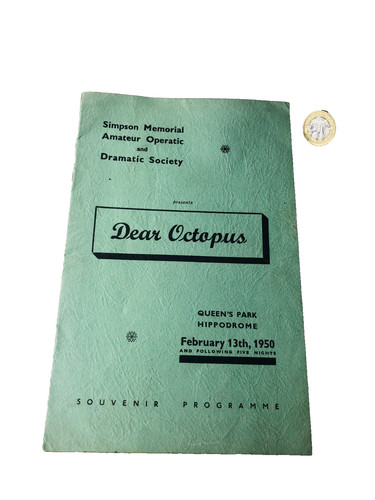 Theatre programme dear - programme, octopus