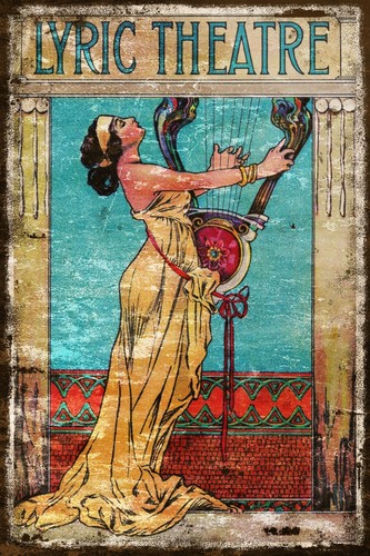 Theatre advert lady - advert,