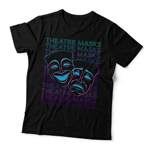 Theatre masks retro - masks,