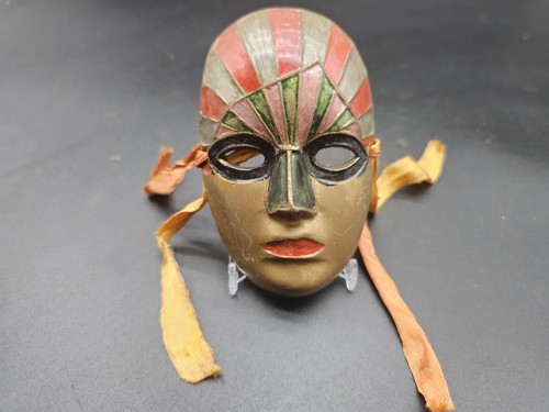 Vintage brass mask - brass, carnival