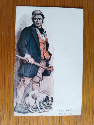 Vintage postcard bill sykes - vintage, postcard-"bill