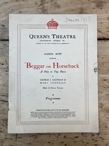1925 beggar horseback - on,