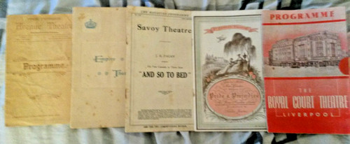 Vintage theatre programmes - vintage, c