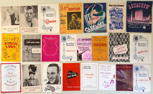 Vintage theatre programmes - theatre,