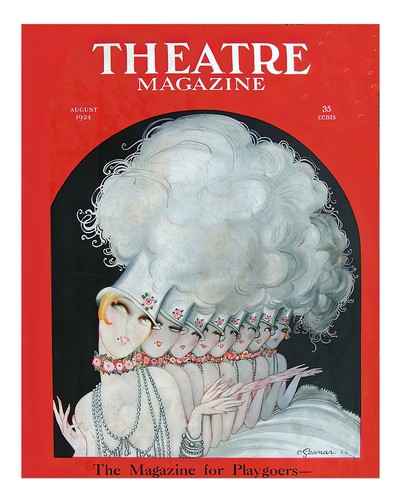 Vintage theatre magazine - theatre, wall