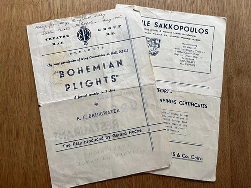 Vintage ww2 1945 cairo - vintage,