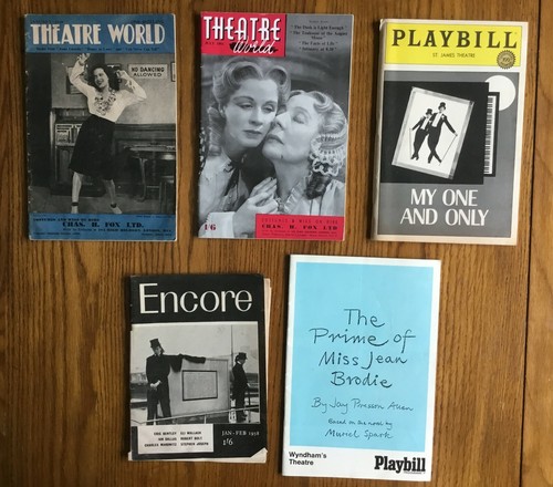 Vintage theatre magazines - vintage,