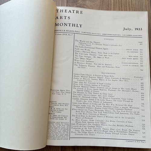Theatre arts monthly 1933 part - arts,