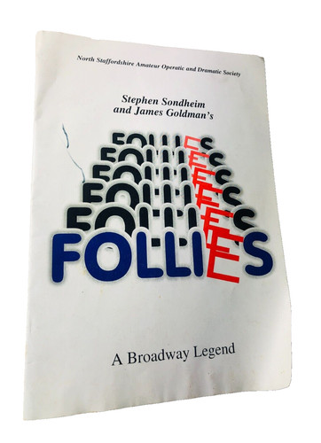 Theatre programme follies - theatre,