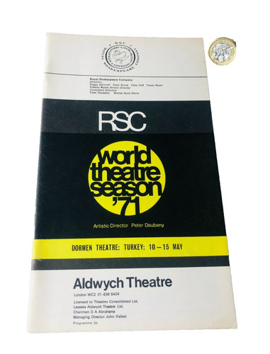 Theatre programme world - theatre,