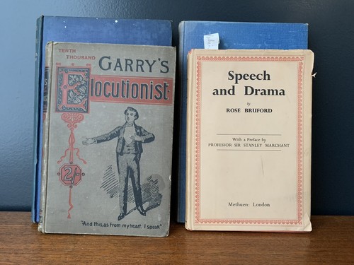 Antique vintage speech - &,