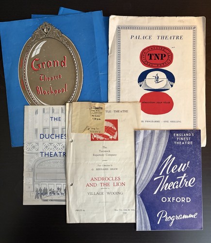 Vintage theatre programme - vintage,