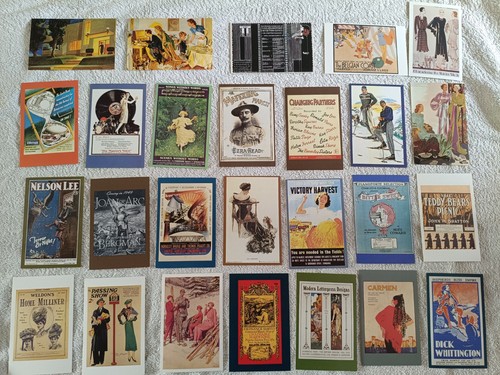 Vintage advertising postcards - advertising,