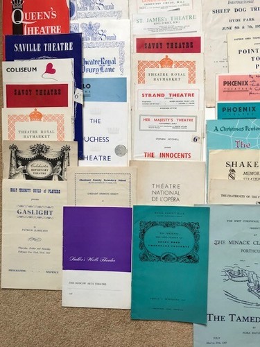 Vintage theatre programme - vintage,