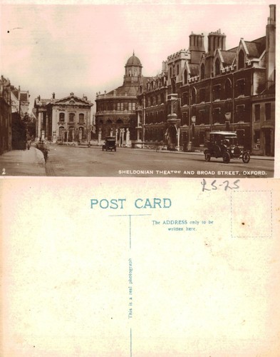 Vintage postcard sheldonian - -,