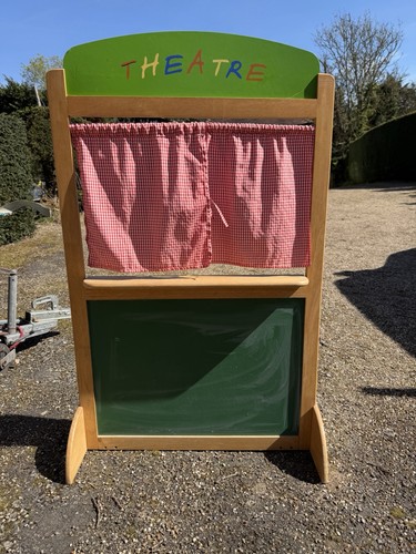 Wooden puppet theatre - wooden,