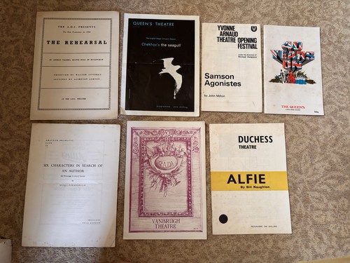Vintage theatre programmes - vintage,