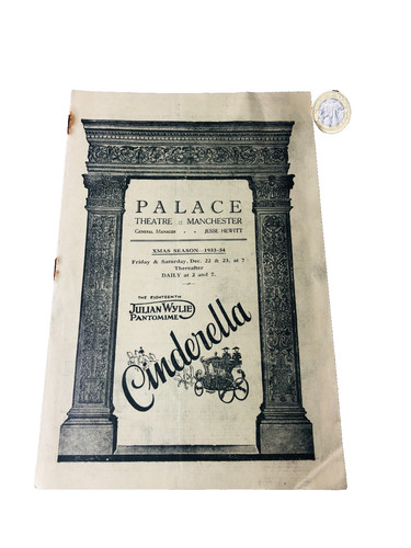 Theatre programme cinderella - theatre,
