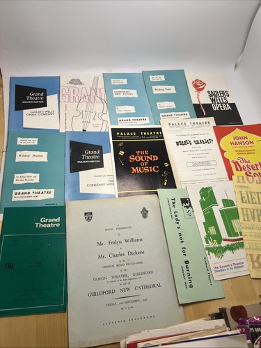 Vintage theatre programmes job - vintage,