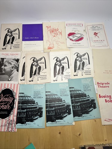 Vintage theatre programmes - programmes, job