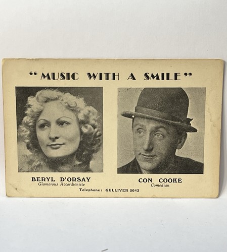 Vintage 1900s variety theatre - variety,