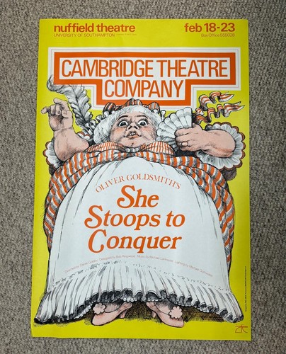 She stoops conquer - stoops, to