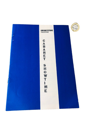 Theatre programme cabaret - programme,