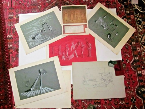 Vintage 1940s 50s theatre set - vintage,