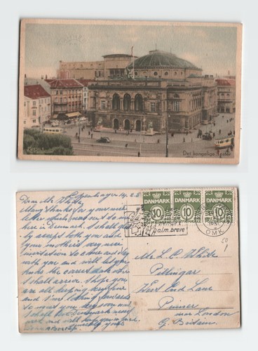 Vintage postcard copenhagen - vintage,