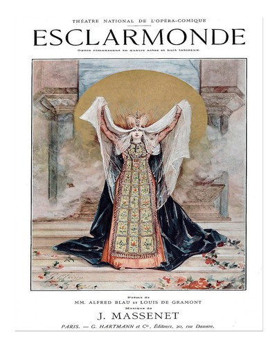 Esclarmonde opera poster - poster, wall