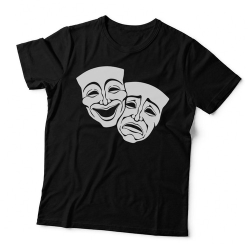 Theatre masks shirt vintage - t-shirt,,