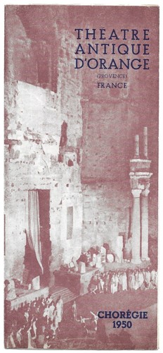 Vintage brochure theatre - brochure,