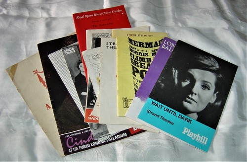 Vintage theatre programmes - vintage, –