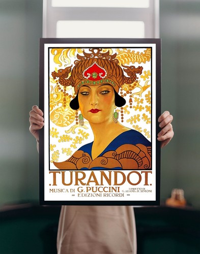 Turandot 1926 poster print - turandot,