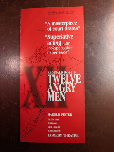 Vintage signed theatre - vintage signed,