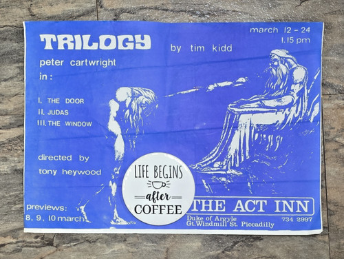 Vintage theatre poster 1973 - vintage,