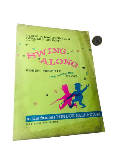 Theatre programme swing along - programme,