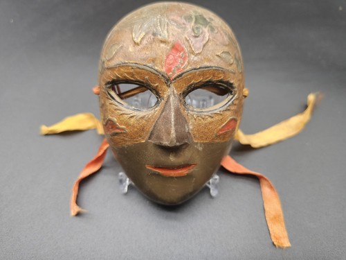 Vintage brass mask carnival - vintage,
