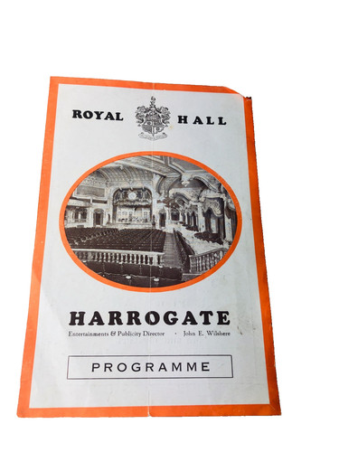 Theatre programme royal - theatre, hall