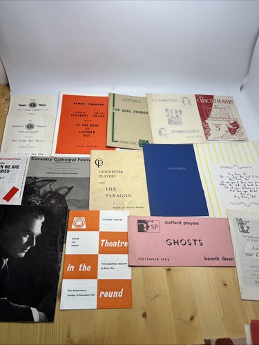 Vintage theatre programmes job - vintage,