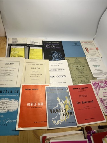 Vintage theatre programmes job - vintage,